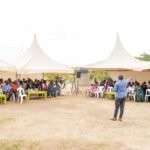 Communicating to the community parents of Kyanga Masindi