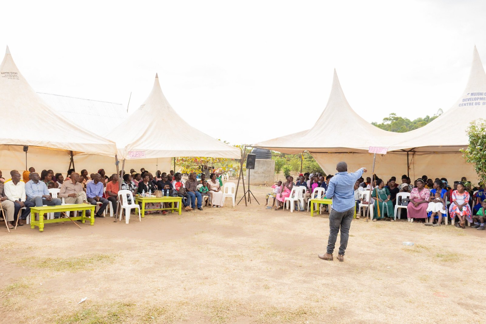 Communicating to the community parents of Kyanga Masindi